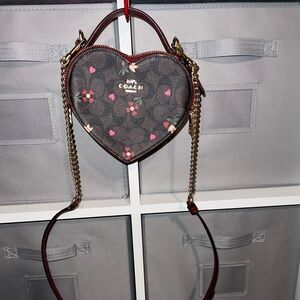Coach heart bag